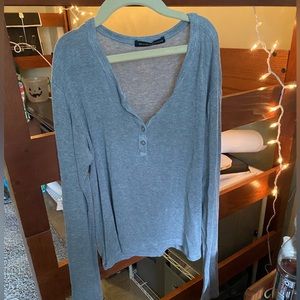 Gray Brandy Melville long sleeve